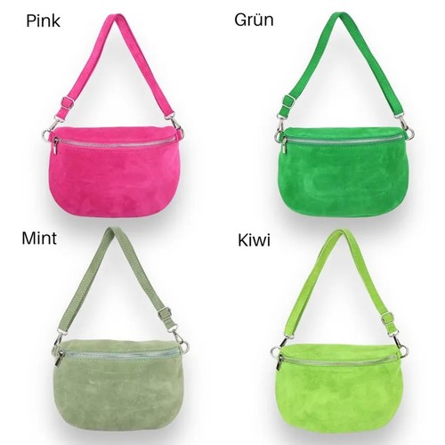 Wildleder crossbody bag - crossbody,