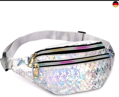 Glitzer bauchtasche damen - glitzer,