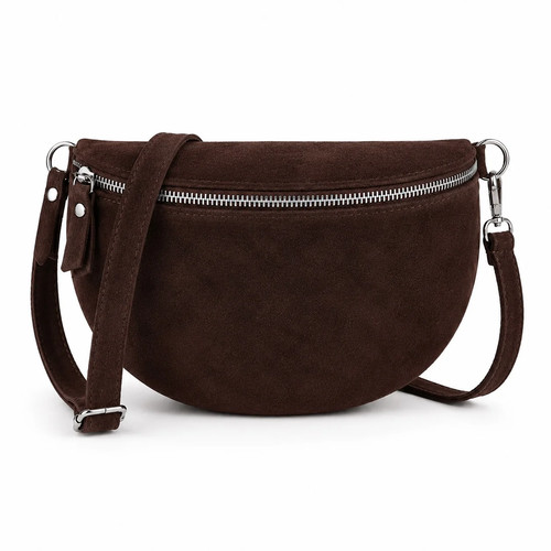 Damen wildleder crossbody bag - wildleder,